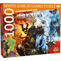 White Goblin Games Claim Puzzle: Fearsome Creatures