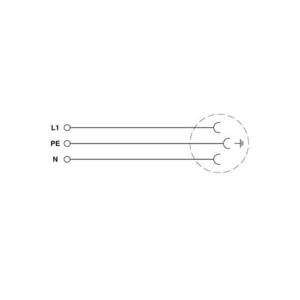 Phoenix Contact EO-D/PT Contactdoos Grijs (l x b x h) 57.5 x 45 x 75 mm 5 stuk(s)