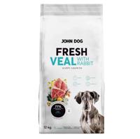 JOHN DOG Fresh Junior Medium and large breeds - droog hondenvoer - 12kg