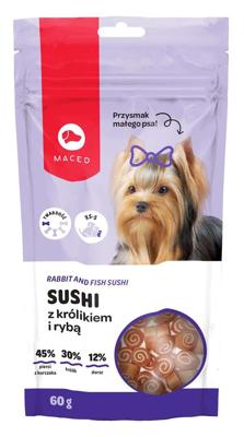 Maced sushi konijn met vis - 60 g