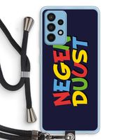 90's One: Samsung Galaxy A52 Transparant Hoesje met koord