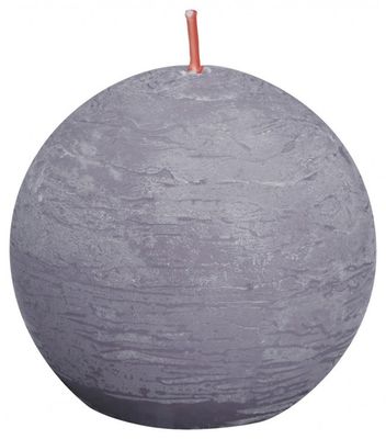 Bolsius Shine rustiek bolkaars ?76 frosted lavender (1 st)