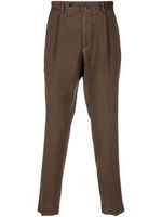 Dell'oglio pantalon de costume à coupe fuselée - Marron