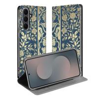 Samsung Galaxy S25 FE Smart Cover Hoesje Beige Flowers