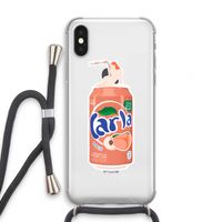 S(peach)less: iPhone X Transparant Hoesje met koord S(peach)less: iPhone X Transparant Hoesje met koord