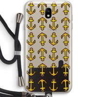Musketon Anchor: Samsung Galaxy J7 (2017) Transparant Hoesje met koord