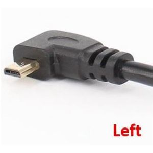 Left Angle Mini HDMI Male to HDMI Female Cable, 17cm