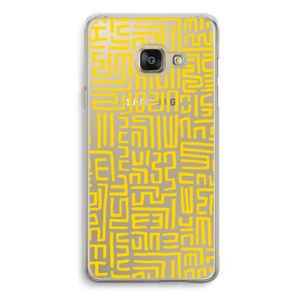 Majorelle Blue Print: Samsung Galaxy A3 (2016) Transparant Hoesje