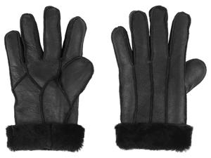 Heren leren handschoenen (9, Zwart)