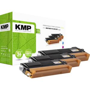 KMP Tonercassette vervangt Brother TN-230C, TN-230M, TN-230Y, TN230C, TN230M, TN230Y Compatibel Cyaan, Magenta, Geel 1400 bladzijden B-T32 CMY