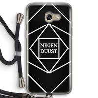Negenduust geometrisch: Samsung Galaxy A5 (2017) Transparant Hoesje met koord