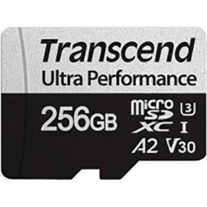 Transcend microSDXC 340S microSDHC-kaart 256 GB Class 10, Class 3 UHS-I