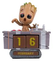 Marvel 3D Perpetual Calendar Groot Death Button 12 cm