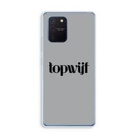 Topwijf Grijs Zwart: Samsung Galaxy Note 10 Lite Transparant Hoesje