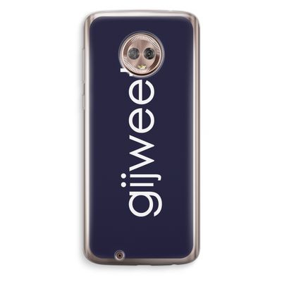 Gijweet: Motorola Moto G6 Transparant Hoesje