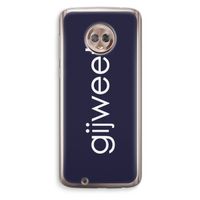 Gijweet: Motorola Moto G6 Transparant Hoesje