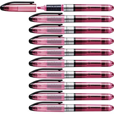 Fluoriscerende Markeerstift Stabilo Navigator Roze 10 Onderdelen (1 Stuks)