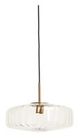Light & Living Hanglamp 'Pleat' Glas, 30cm, kleur Transparant