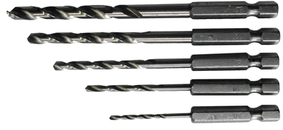 Connex Set Staalboren 2-6Mm 6K 5Dlg Blauw - COX978205