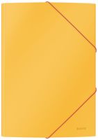 Leitz Cosy elastomap met 3 kleppen, uit karton, ft A4, geel