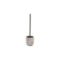 Toiletborstel DKD Home Decor Zwart Cement Wit 10 x 10 x 36 cm
