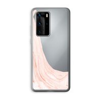 Peach bath: Huawei P40 Pro Transparant Hoesje