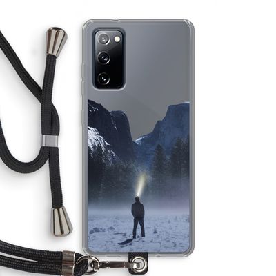 Wanderlust: Samsung Galaxy S20 FE / S20 FE 5G Transparant Hoesje met koord
