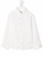 MC2 Saint Barth Kids chemise en lin à manches longues - Blanc