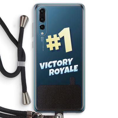 Victory Royale: Huawei P20 Pro Transparant Hoesje met koord