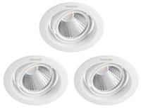 Philips Set van 3 inbouwspots Pomeron 25804400