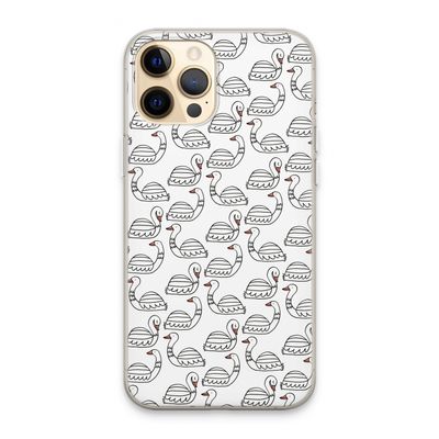 Zwanen: iPhone 13 Pro Max Transparant Hoesje