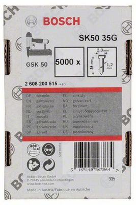Bosch Accessoires Nagel met verzonken kop SK50 35mm | 1.2mm - 2608200515
