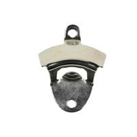 Flessenopener muur - RVS - 8,5 x 5,5 cm - kroonkrukflessen opener
