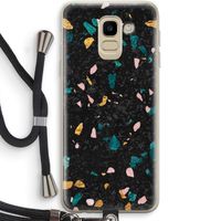 Terrazzo N°10: Samsung Galaxy J6 (2018) Transparant Hoesje met koord