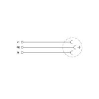 Phoenix Contact EO-D/PT Contactdoos Grijs (l x b x h) 57.5 x 45 x 75 mm 5 stuk(s)