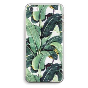 Bananenbladeren: iPhone 5 / 5S / SE Transparant Hoesje