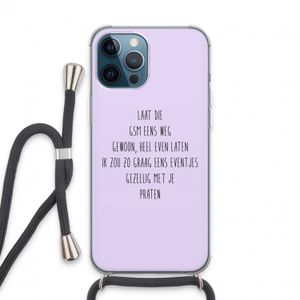 GSM: iPhone 13 Pro Max Transparant Hoesje met koord