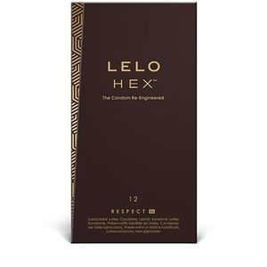 Lelo HEX Respect XL Condooms (doosje 12 Stuks)