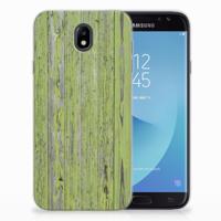 Samsung Galaxy J7 2017 | J7 Pro | Bumper Hoesje | Green Wood