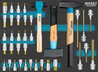 HAZET Dopsleutelbitset 163-534/37 - 37-delig - 4 - 22 - M5 - M18 - T20- T60