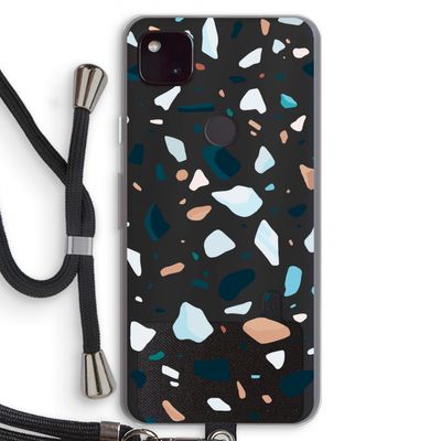 Terrazzo N°13: Pixel 4a 5G Transparant Hoesje met koord