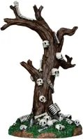 Lemax skeleton tree tafereel Spooky Town 2013