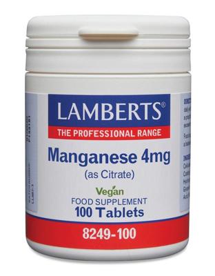 Lamberts Mangaan (manganese) 4mg