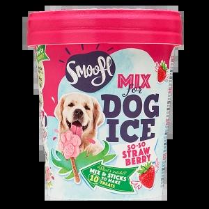 Smoofl Smoofl Honden Ijsmix Aardbei 160gr