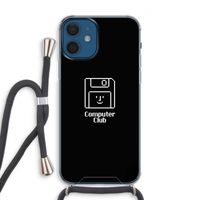 Hello: iPhone 12 Transparant Hoesje met koord