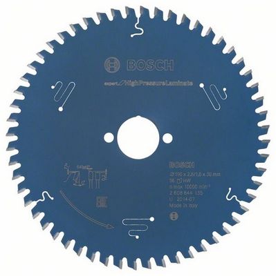Bosch Accessoires Cirkelzaagblad Expert for High Pressure Laminate 190X30X2.6/1.6X56 - 2608644135