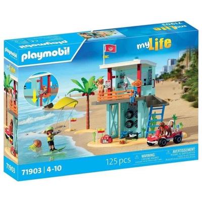 Playmobil 71903 EHBO-post & strandkar, My Life Beach Holiday, 125 onderdelen, vanaf 4 jaar