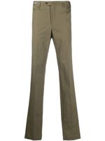 Corneliani pantalon de costume à plis marqués - Vert