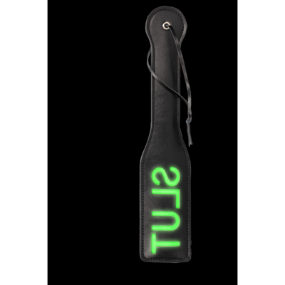 Ouch! by Shots Slut Paddle - Glow in the Dark - Neon Groen