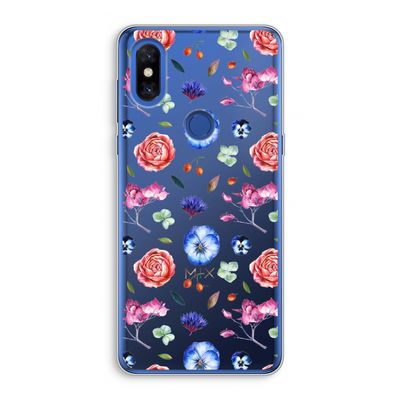 Bloemetjes: Xiaomi Mi Mix 3 Transparant Hoesje